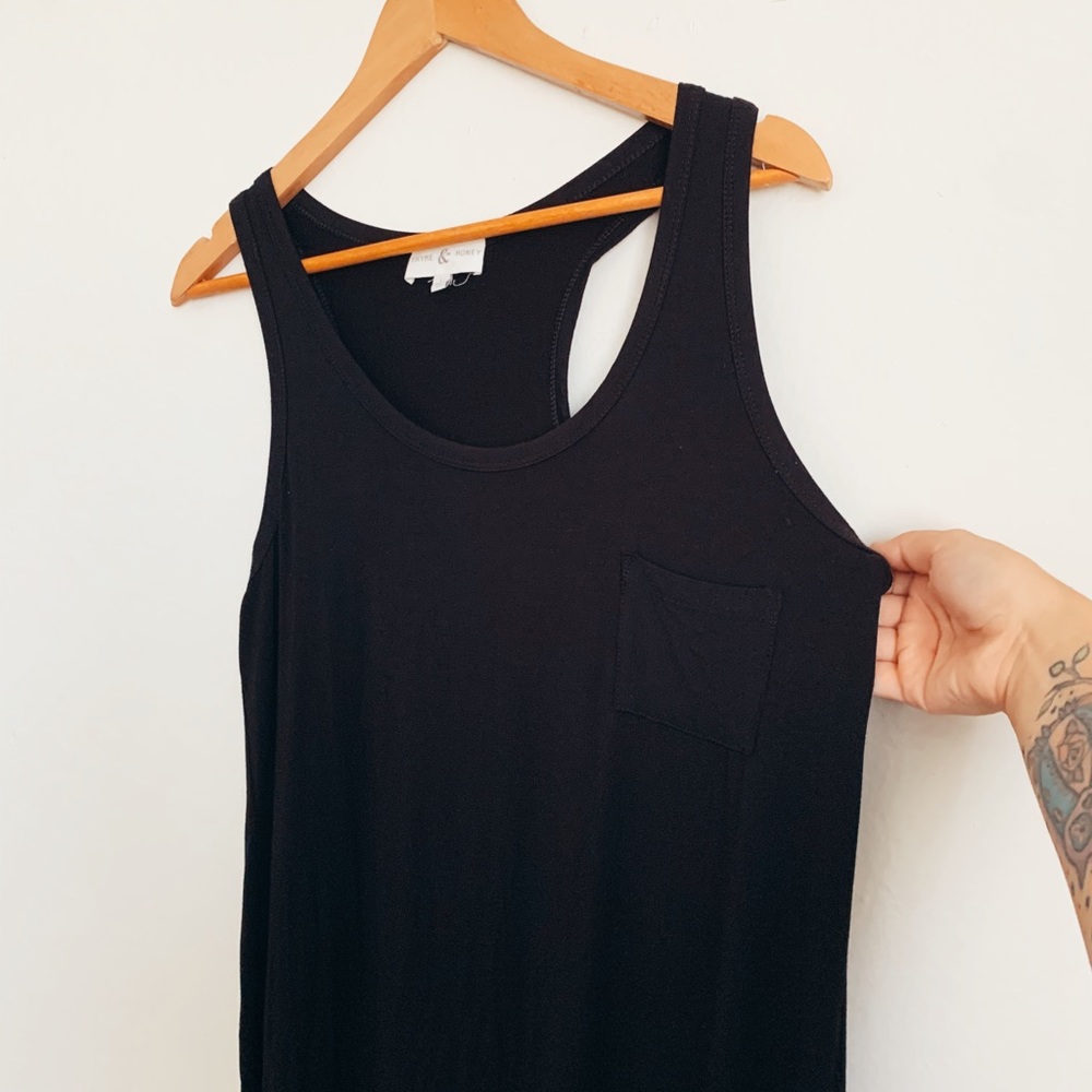 Thyme & Honey Black Maxi Dress